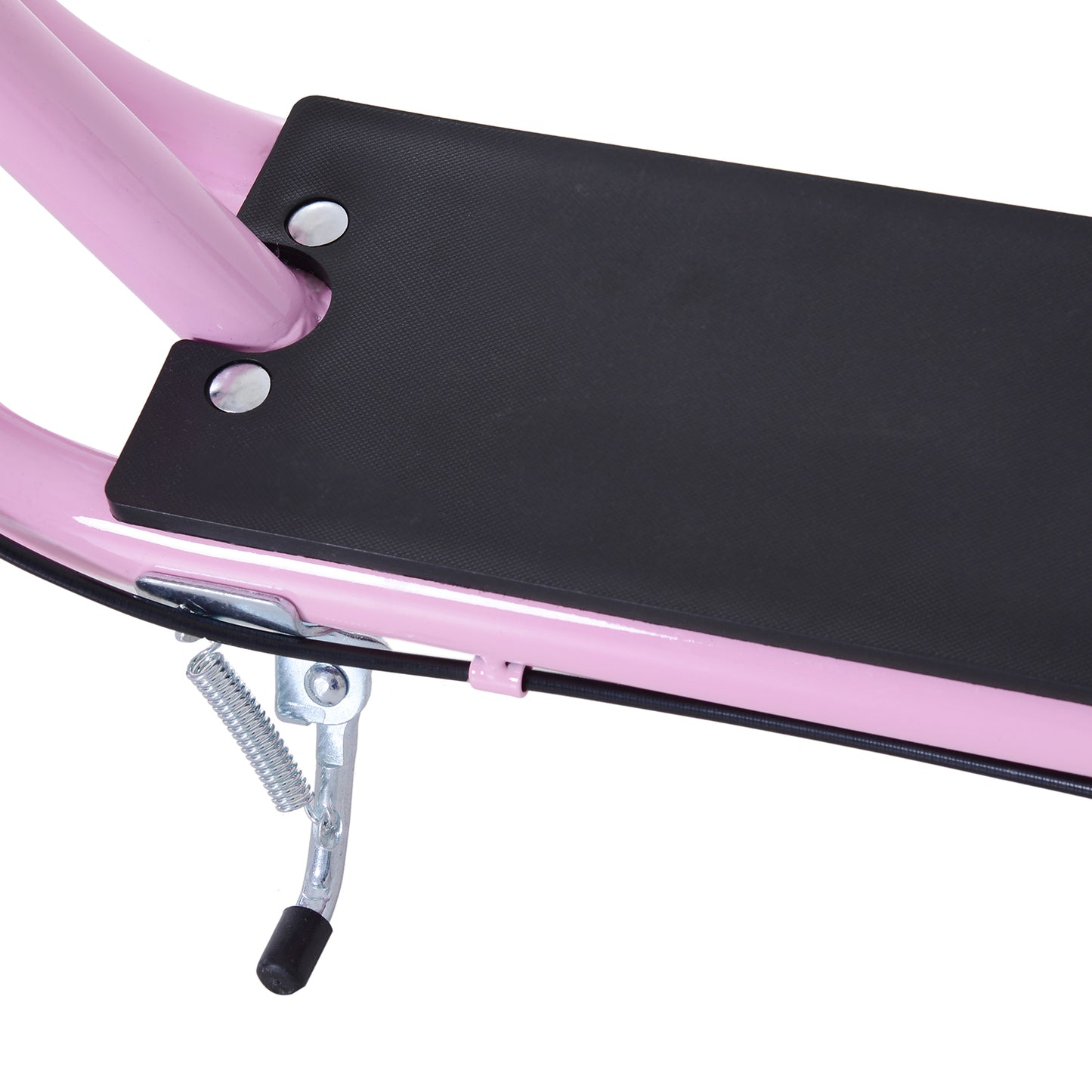 HOMCOM Stunt Scooter, Kids Scooter with 16" Big Wheels, Adjustable Height, Dual Brakes, for Ages 5+ Years, Pink