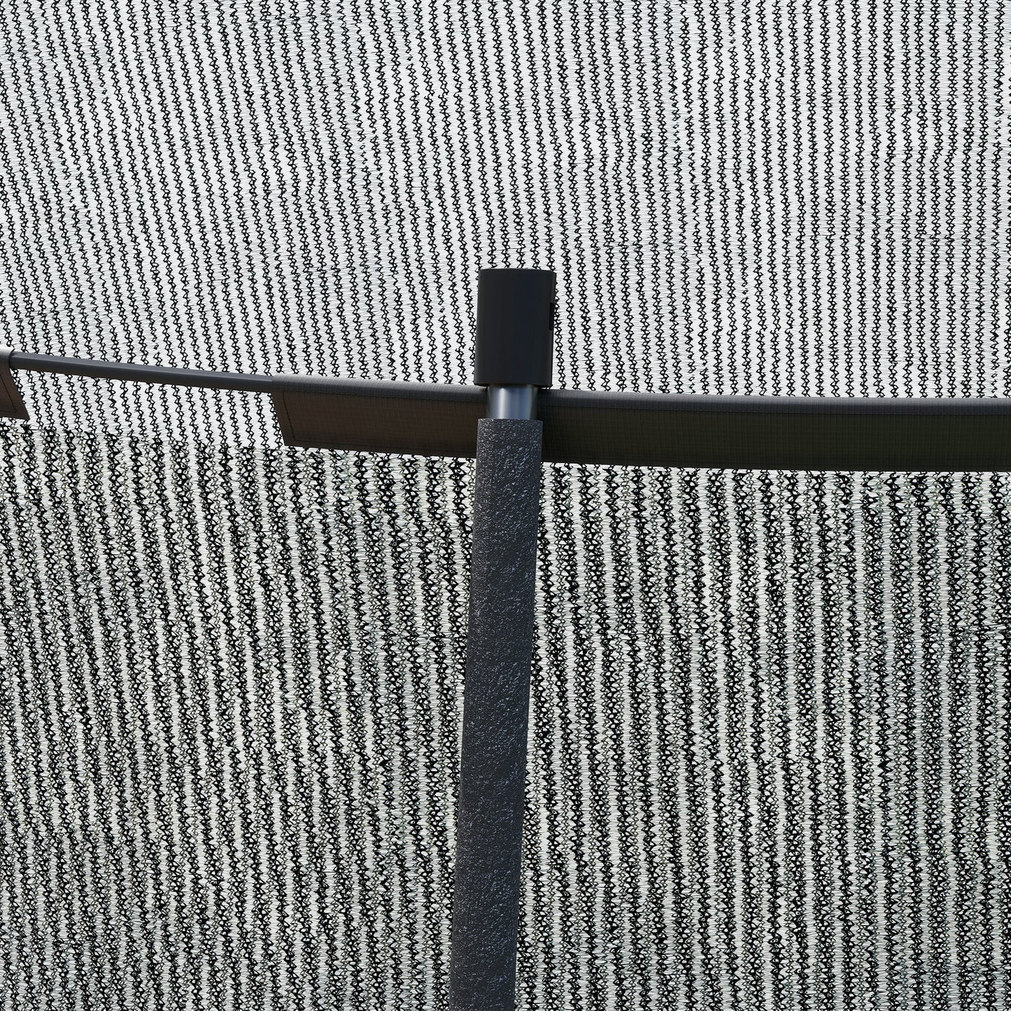 SPORTNOW 10ft Outdoor Trampoline with Enclosure Net, Spring Cover, Black