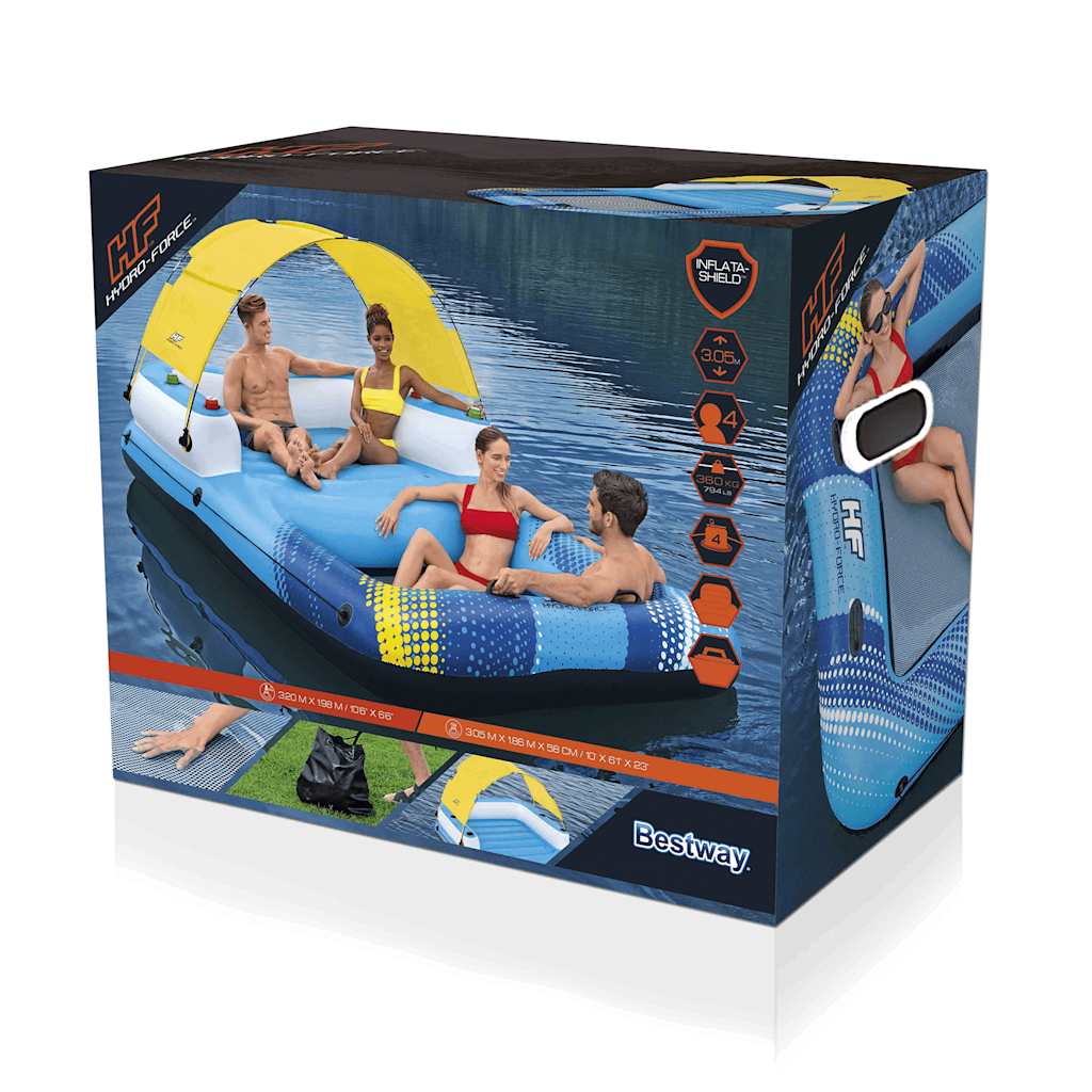 Bestway Hydro Force Floating Island 305X186X58 Cm