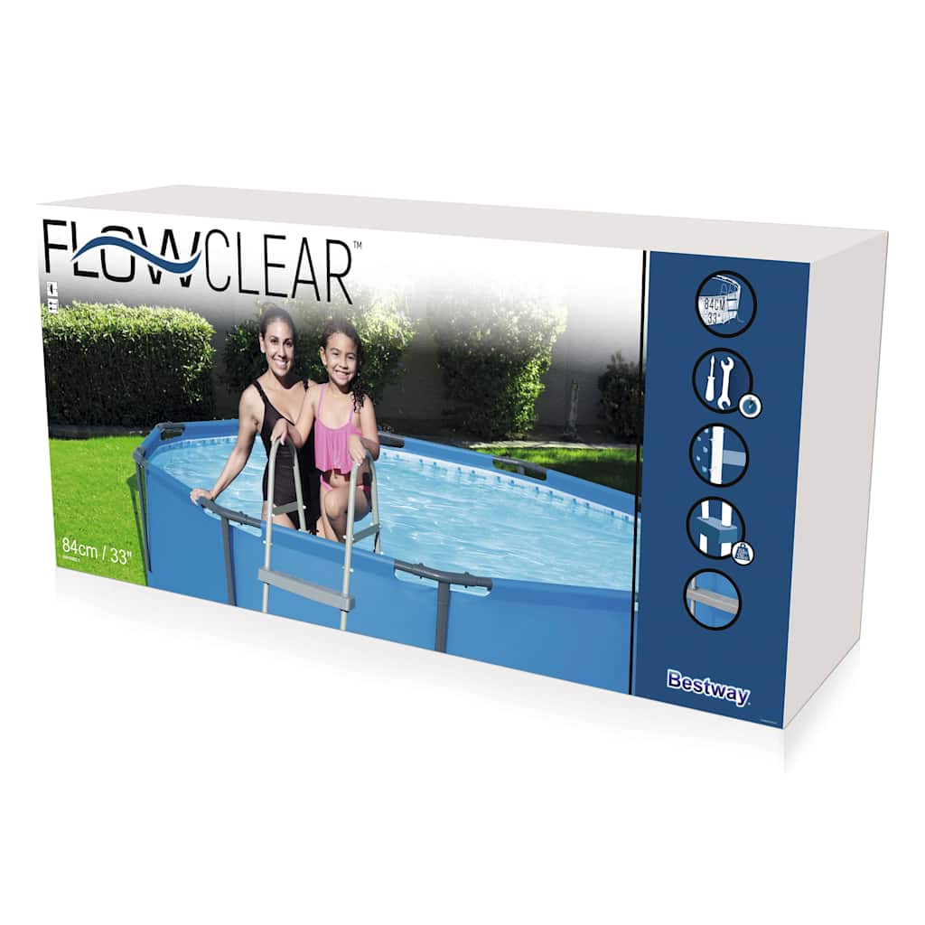 Bestway 2-Step Pool Ladder Flowclear 84 Cm 58430