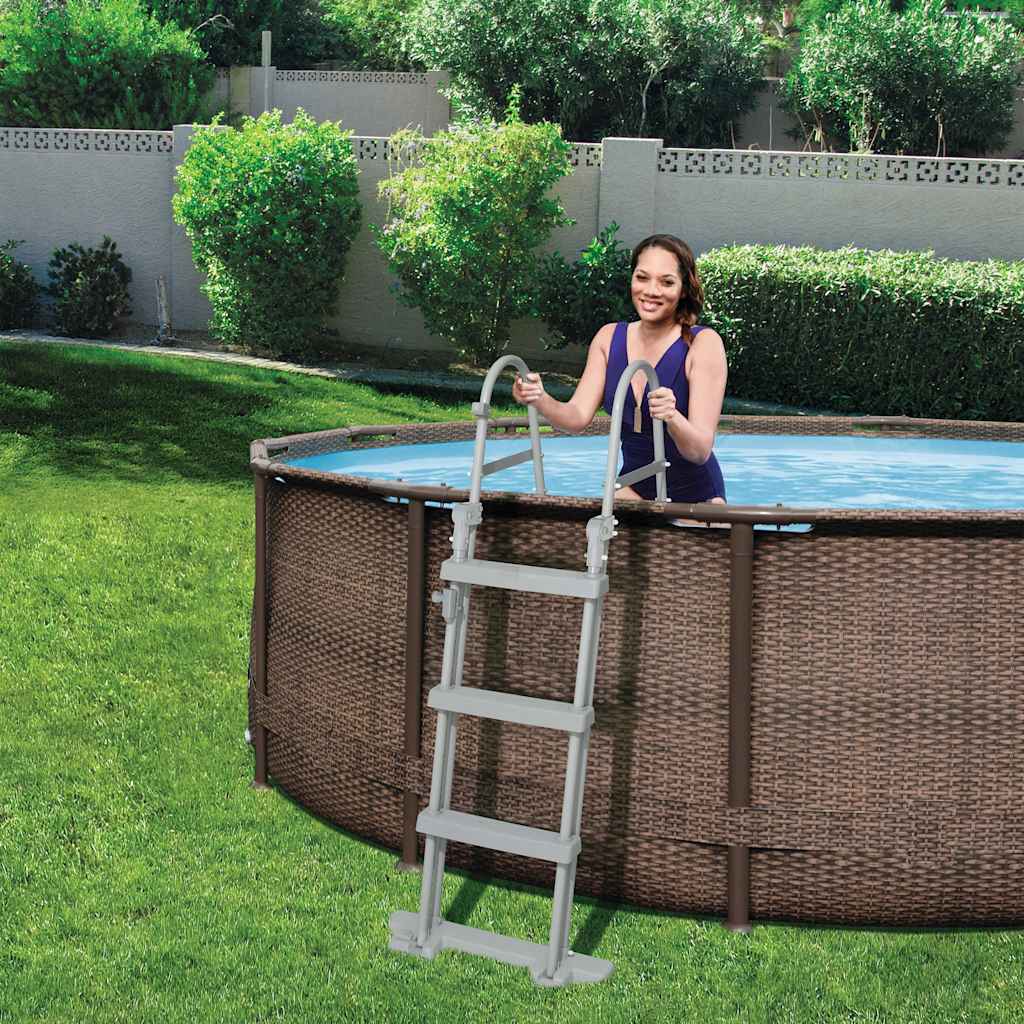 Bestway 4-Step Pool Safety Ladder Flowclear 122 Cm 58331