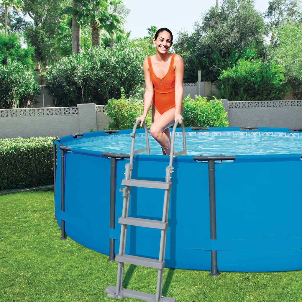 Bestway 4-Step Pool Safety Ladder Flowclear 122 Cm 58331