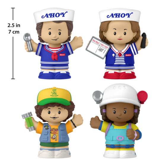 Fisher Price Little People Stranger Things Scoops Ahoy Collectors Set