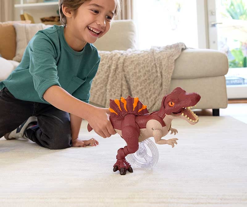 Fisher Price Imaginext Jurassic World Rebirth Sprinting Spinosaurus