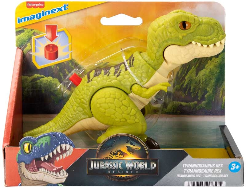 Fisher Price Imaginext Jurassic World Rebirth Tyrannosaurus Rex Figure