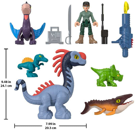 Fisher Price Imaginext Jurassic World Rebirth Land, Sea, Air Multipack