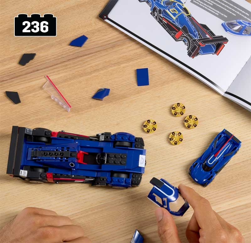 Mattel Brick Shop Hot Wheels Cadillac Project GTP Hypercar 236 Pieces Age 10+