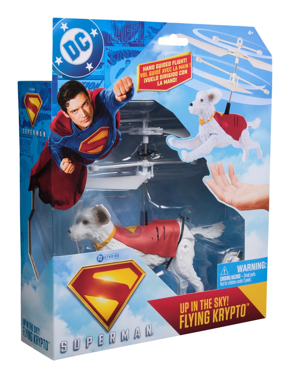 DC Studios Superman Up In The Air Handheld Flying Krypto