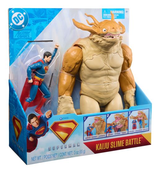DC Studios Superman Kaiju Slime Battle Action Figures