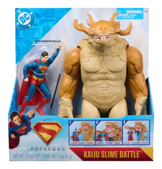DC Studios Superman Kaiju Slime Battle Action Figures