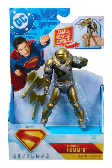 DC Studios Superman Epic Strike Hammer 15cm Action Figure