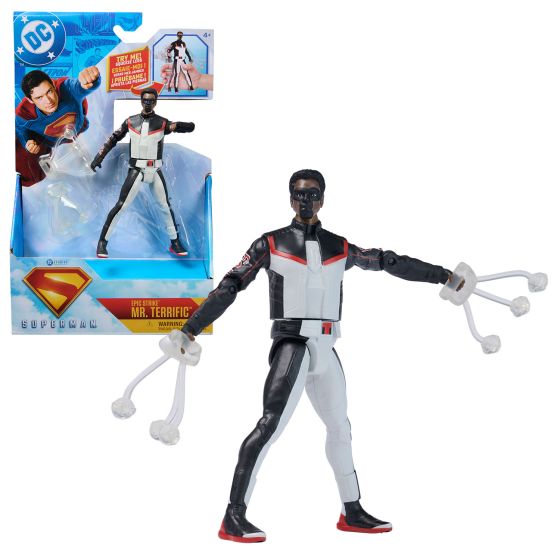 DC Studios Superman Epic Strike Mr. Terrific 15cm Action Figure