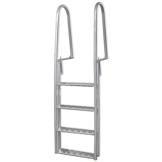 4-Step Dock/Pool Ladder Aluminium 167 Cm