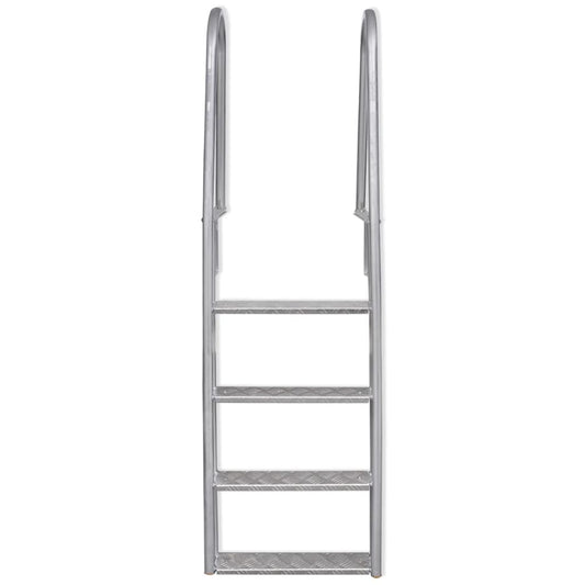 4-Step Dock/Pool Ladder Aluminium 167 Cm
