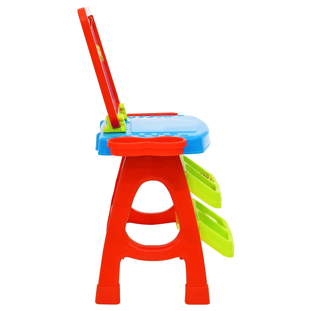 3-1 Children Easel And Learning Desk Play Set