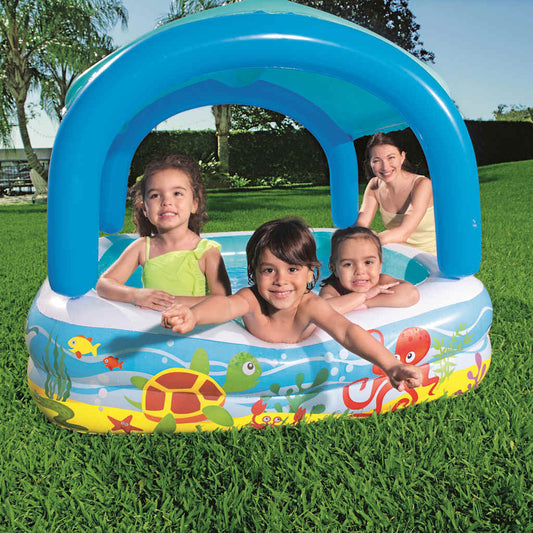 Bestway Canopy Play Pool Blue 140X140X114 Cm 52192