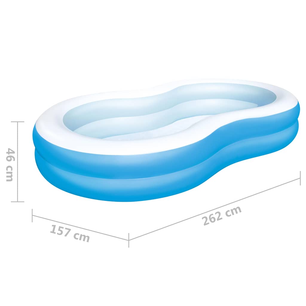 Bestway Big Lagoon Family Pool 262X157X46 Cm