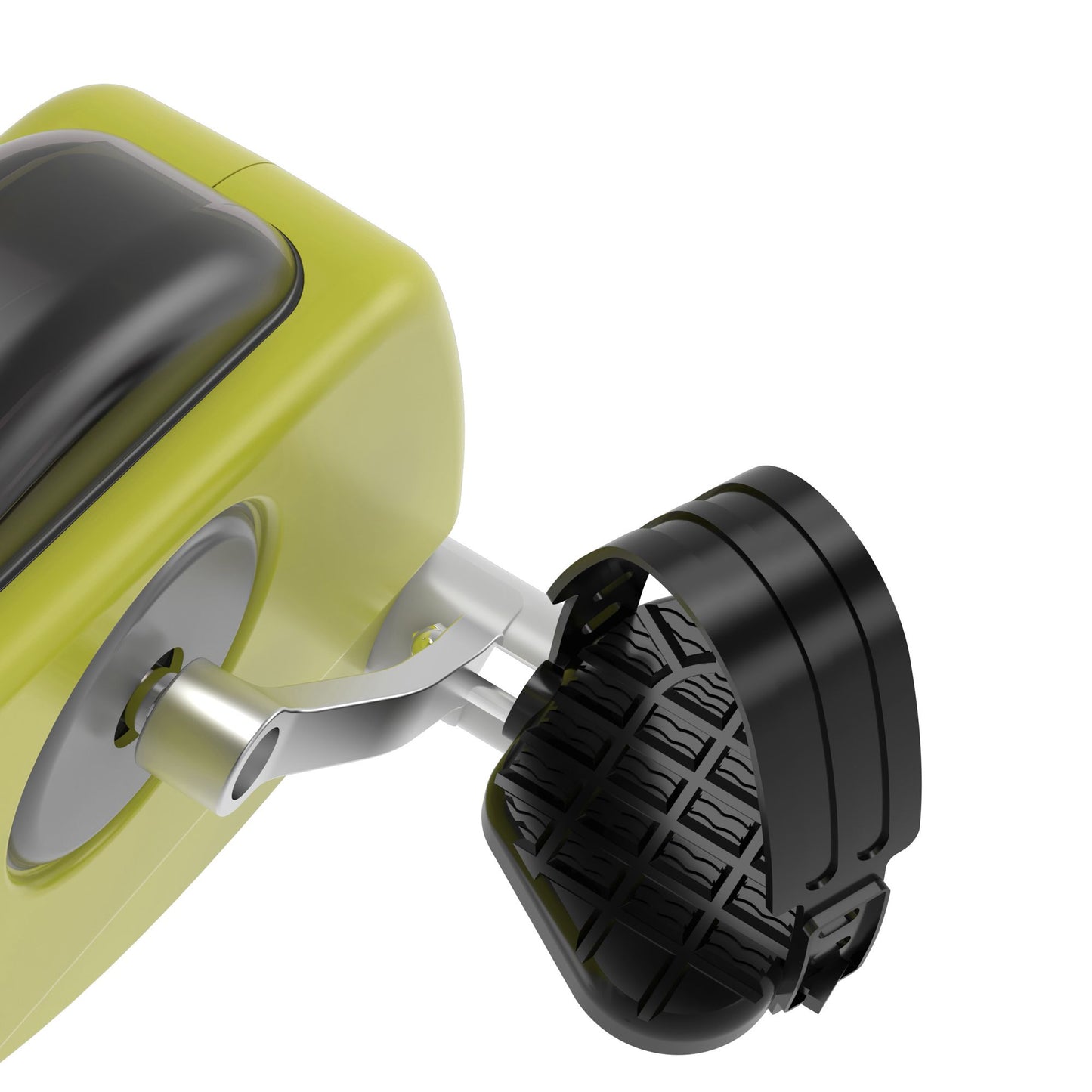 HOMCOM Folding Exercise Bike, Fitness Bicycle Indoor Trainer, 8-Level Magnetic Resistance Adjustable, with LCD Monitor, Pulse Sensor, Yellow