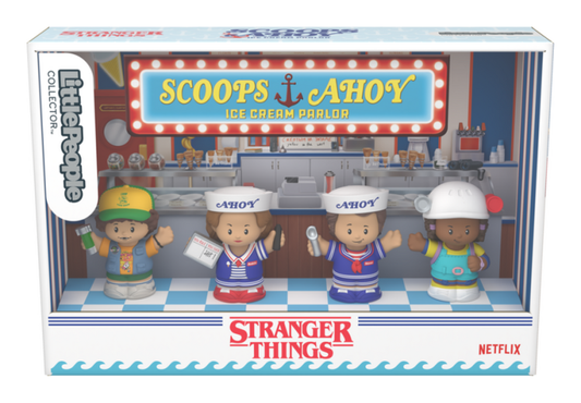 Fisher Price Little People Stranger Things Scoops Ahoy Collectors Set