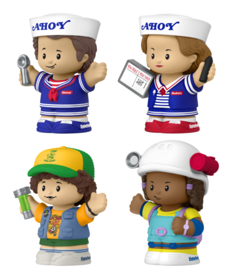 Fisher Price Little People Stranger Things Scoops Ahoy Collectors Set
