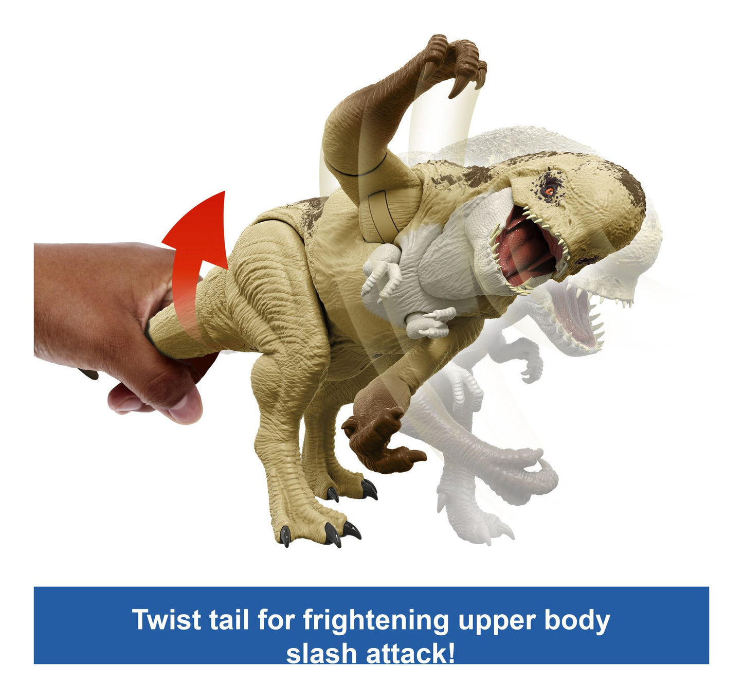 Jurassic World Rebirth Rumble N Rampage Distortus Rex Action Figure