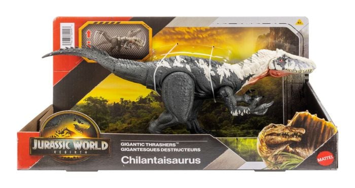 Jurassic World Rebirth Gigantic Thrashers Chilantaisaurus Figure