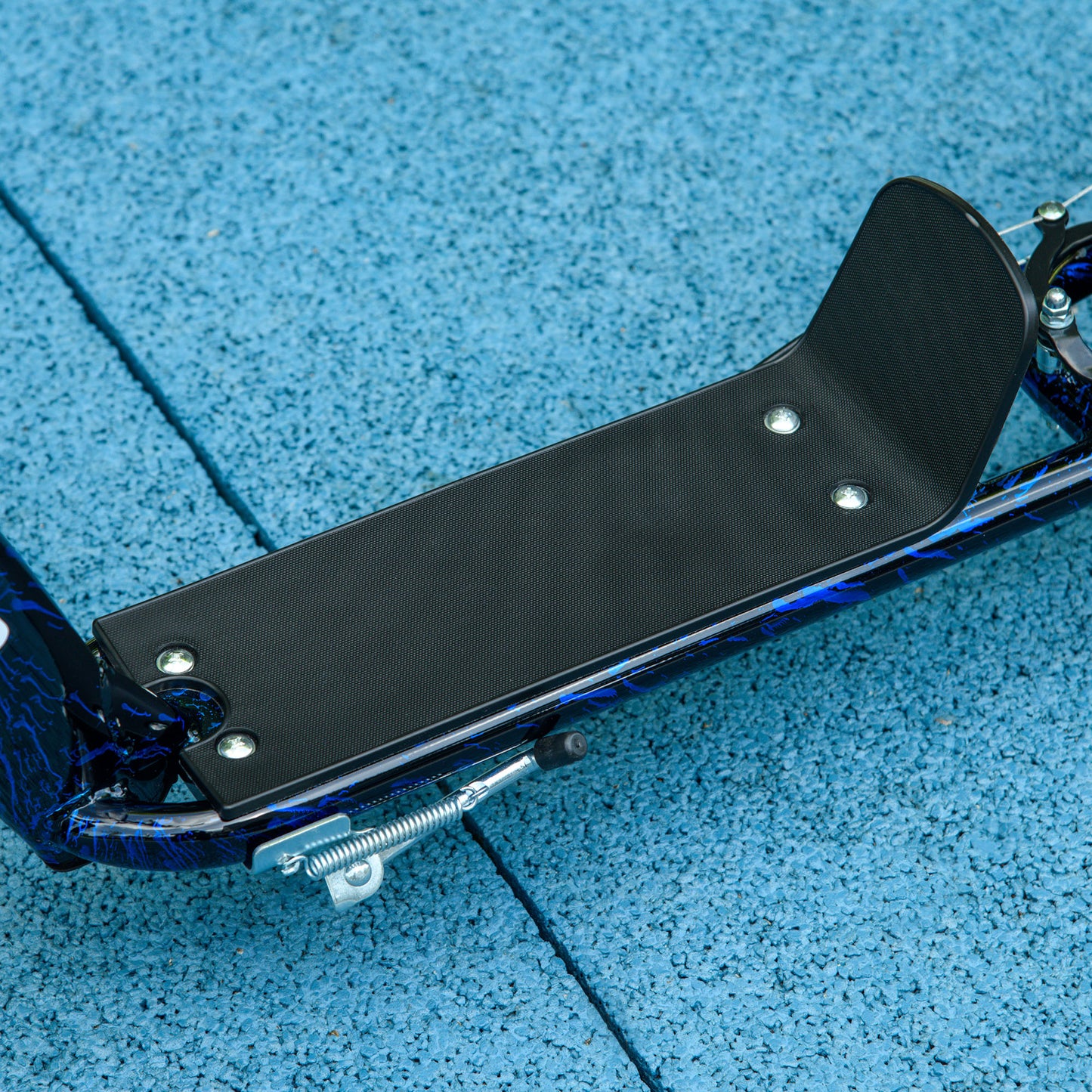 AIYAPLAY Kids Scooter with Adjustable Handlebar, Children's Kick Scooter with Non-slip Footplate, Rear Brake, Kickstand, Blue