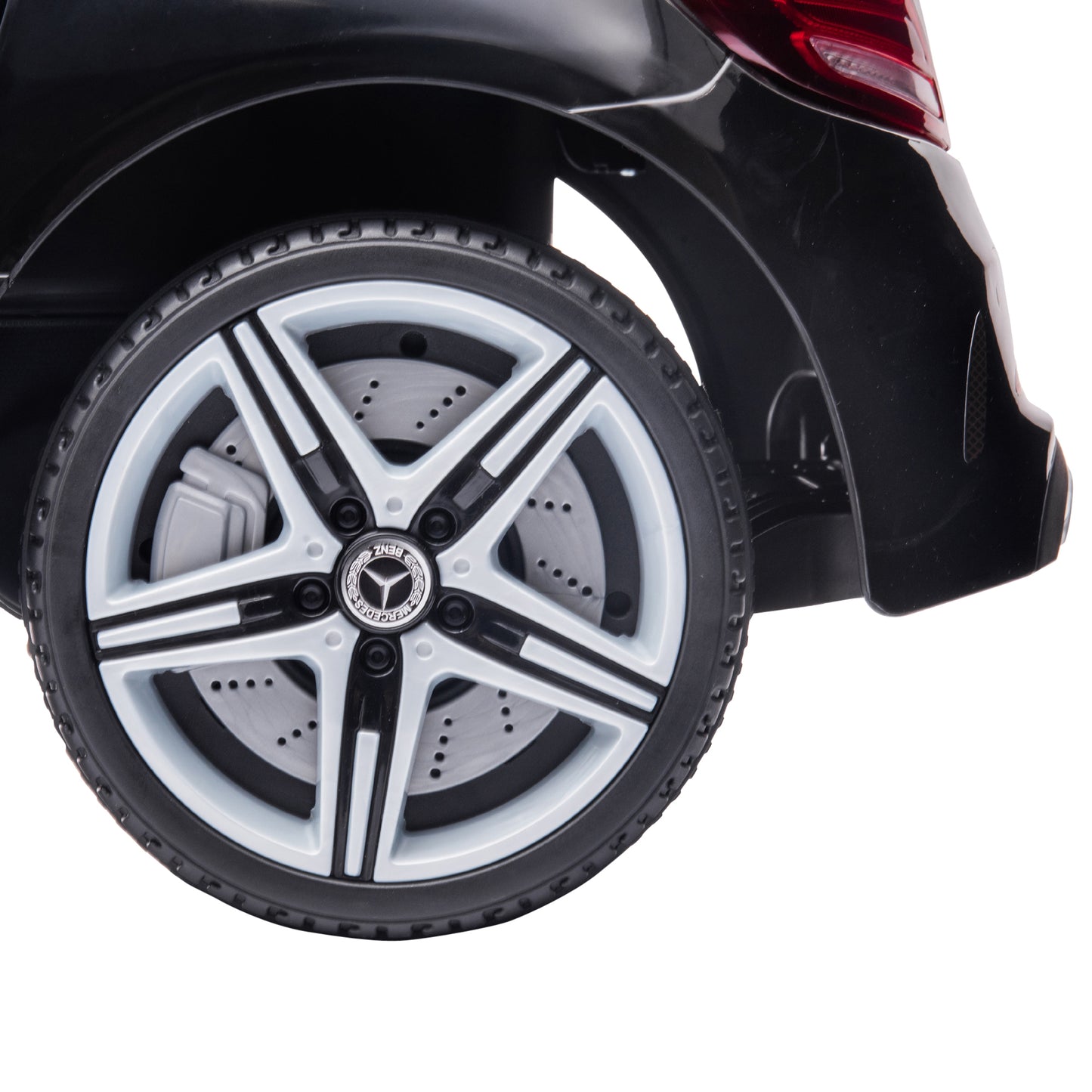 AIYAPLAY Benz SLC 300 Licensed 12V Electric Car for Kids, Kids' Electric Ride on with Parental Remote, Music Lights, Suspension Wheels for 3-6 Years, Black