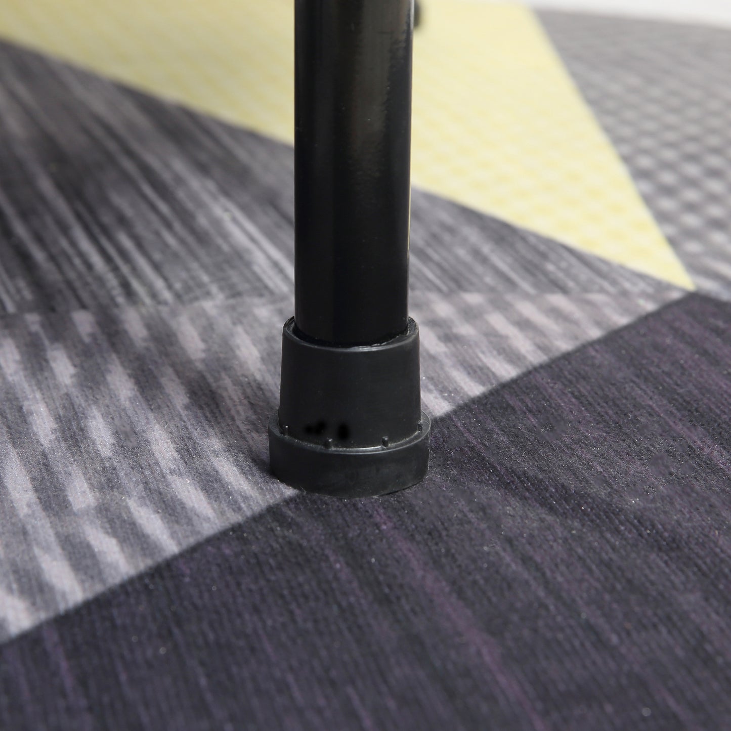 HOMCOM ?101 Mini Fitness Trampoline Home Gym Yoga Exercise Rebounder Indoor Outdoor Jumper with Safety Pad, Support Up to 100 KG, Blue and Black