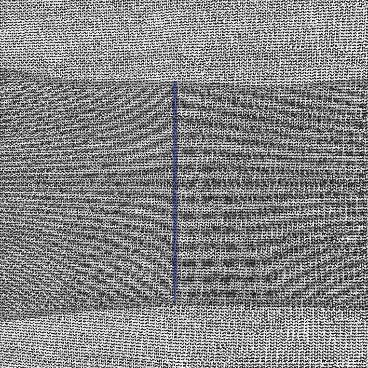 SPORTNOW 8ft Trampoline Net Replacement with 6 Plastic Pole Covers, Weather-Resistant Trampoline Netting Replacement with Zipped Entrance, Poles Not Included, Blue