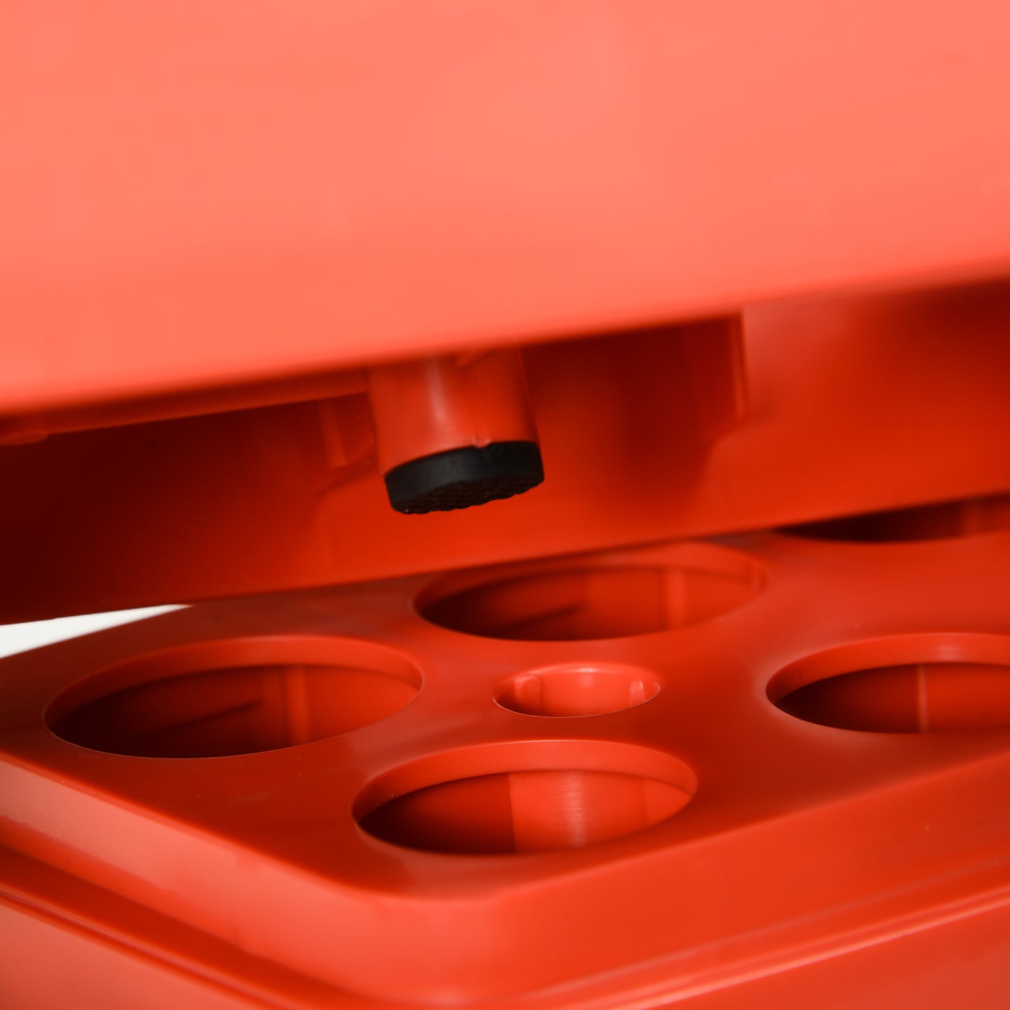 HOMCOM Aerobic Step, 10cm, 15cm & 20cm Height Adjustable Exercise Stepper for Exercise Workout, Nonslip Step Board Great for Home & Office, Grey and Red