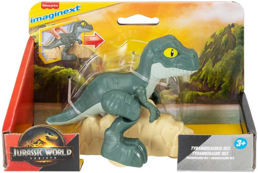 Fisher Price Imaginext Jurassic World Rebirth Tyrannosaurus Rex Wiggle Motion Figure