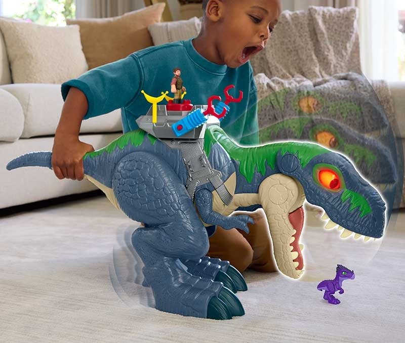 Fisher Price Imaginext Jurrassic World Rebirth Ultimate Action Chomp T.Rex