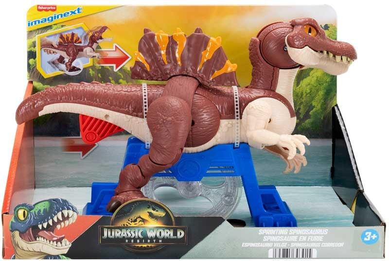 Fisher Price Imaginext Jurassic World Rebirth Sprinting Spinosaurus