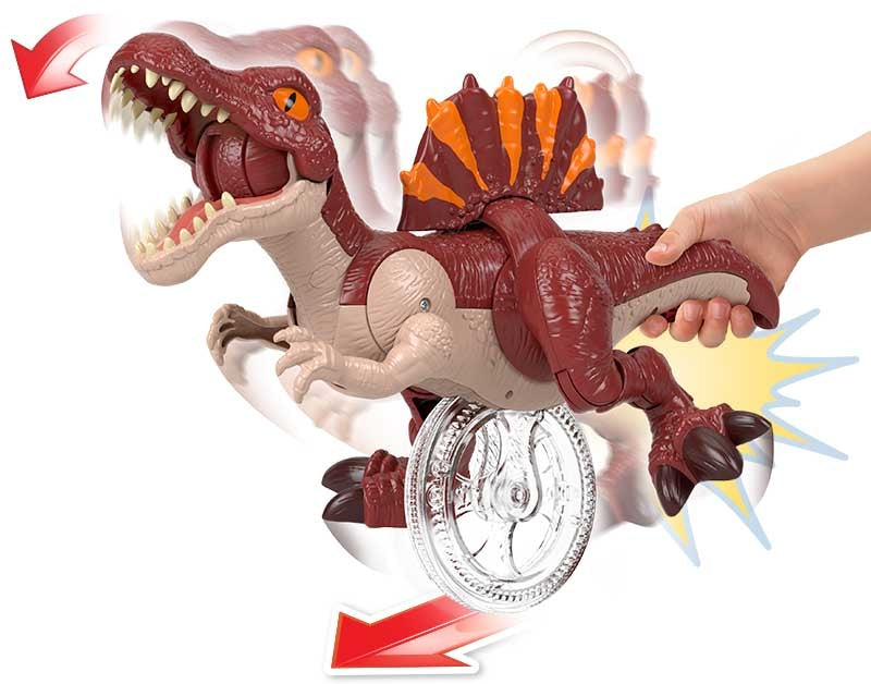 Fisher Price Imaginext Jurassic World Rebirth Sprinting Spinosaurus