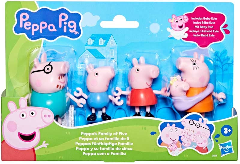 Peppa Pig Peppas Family of Five Pack