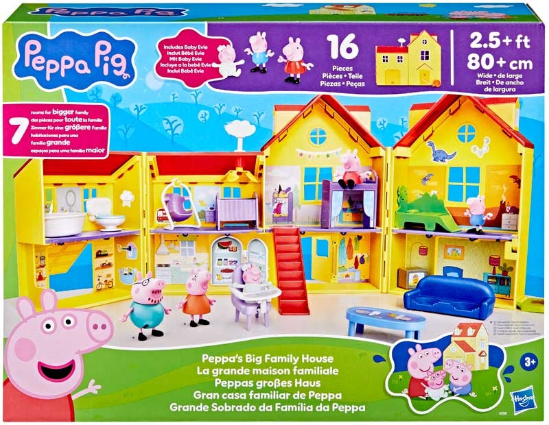Peppa Pig Peppas Big New Family House Now With Baby Evie