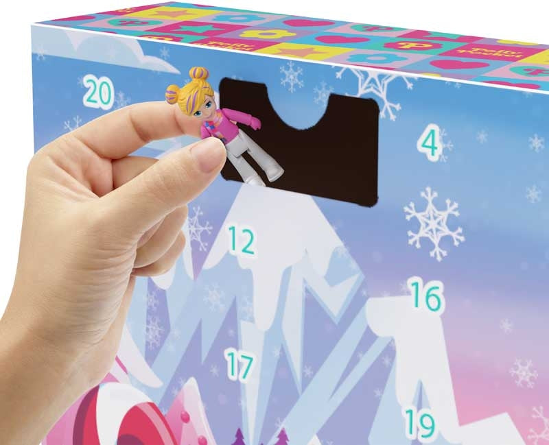 Polly Pocket NEW 2025 Buildable Advent Calendar With 24+ Gifts