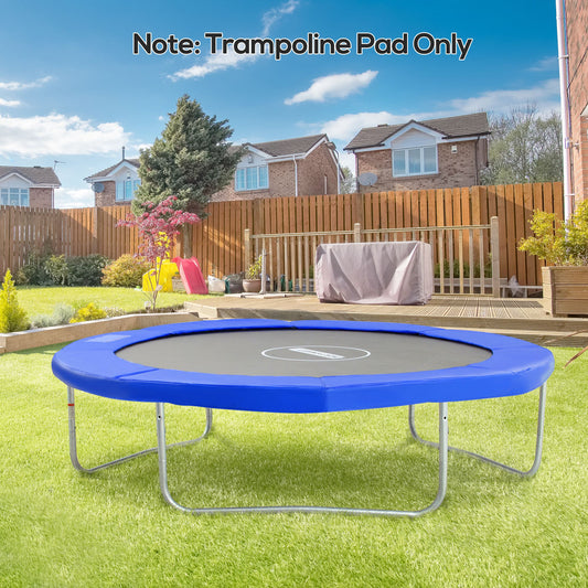 HOMCOM ?244cm Trampoline Pad Pads Replacement Trampoline Accessories Safety Surround Pads Padding - 8ft Blue