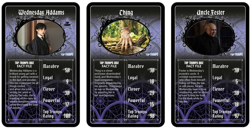 Netflix Wednesday Top Trump Specials