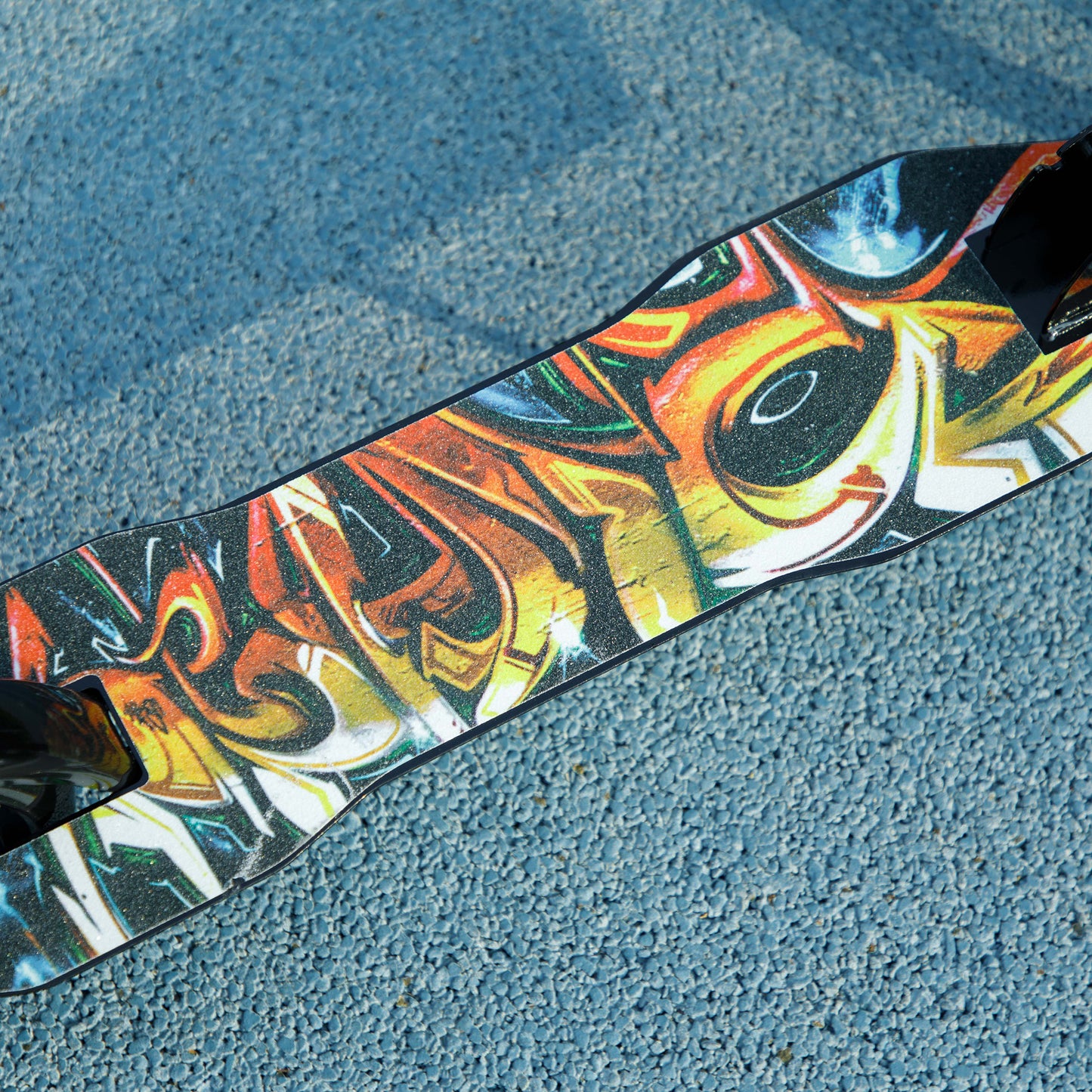 AIYAPLAY Foldable Kids Scooter with Adjustable Handlebar, 200mm Big Wheel, Rear Fender Brake, for Ages 6-12 Years, Black